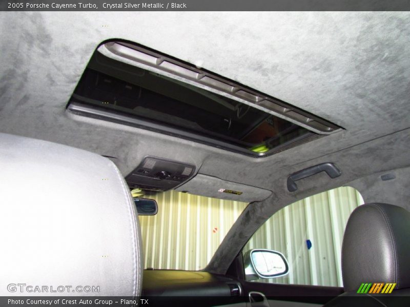 Crystal Silver Metallic / Black 2005 Porsche Cayenne Turbo