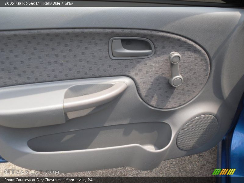 Rally Blue / Gray 2005 Kia Rio Sedan