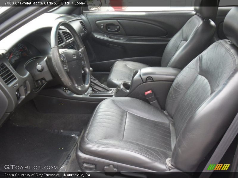  2000 Monte Carlo SS Ebony Interior