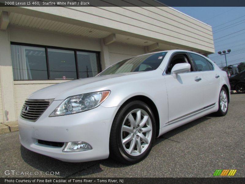 Starfire White Pearl / Black 2008 Lexus LS 460