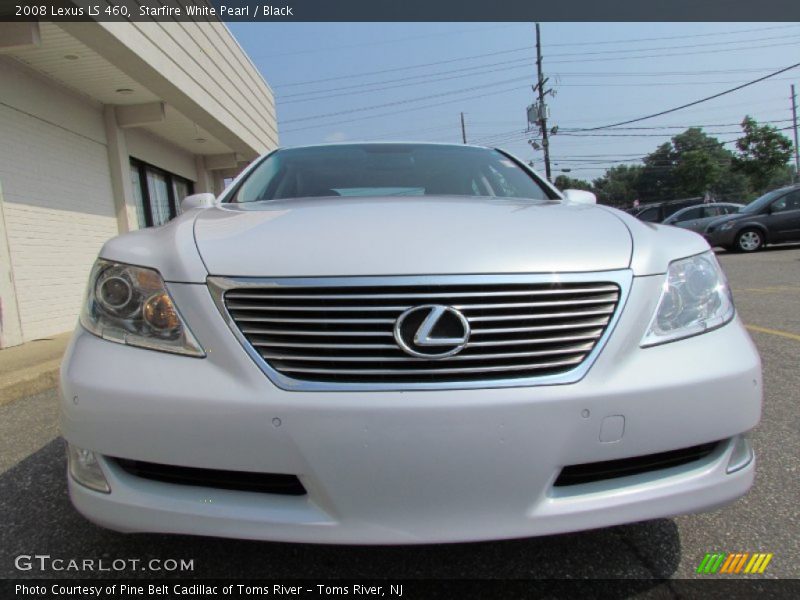Starfire White Pearl / Black 2008 Lexus LS 460