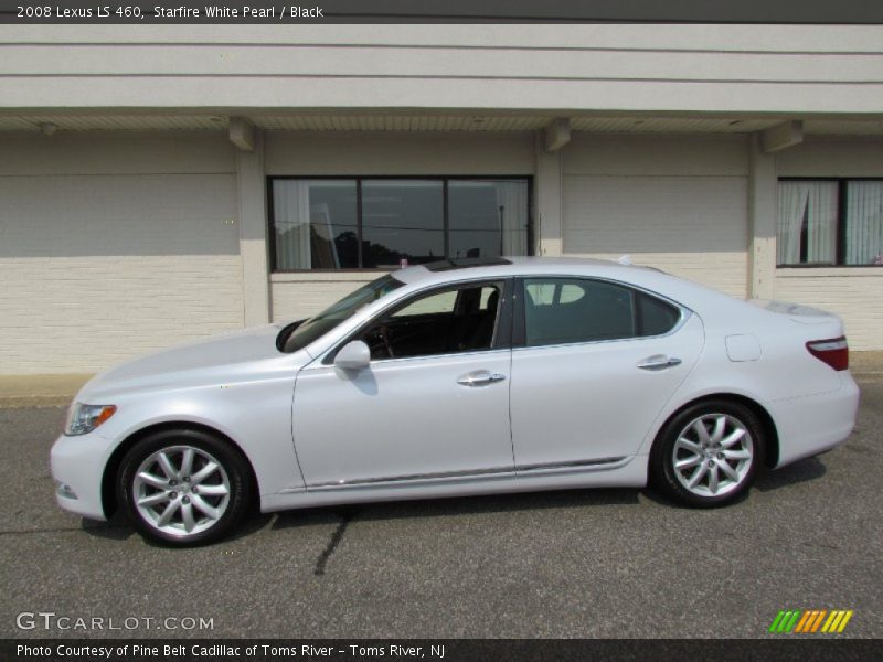 Starfire White Pearl / Black 2008 Lexus LS 460