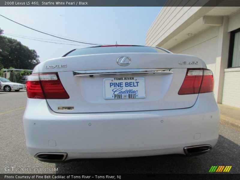 Starfire White Pearl / Black 2008 Lexus LS 460