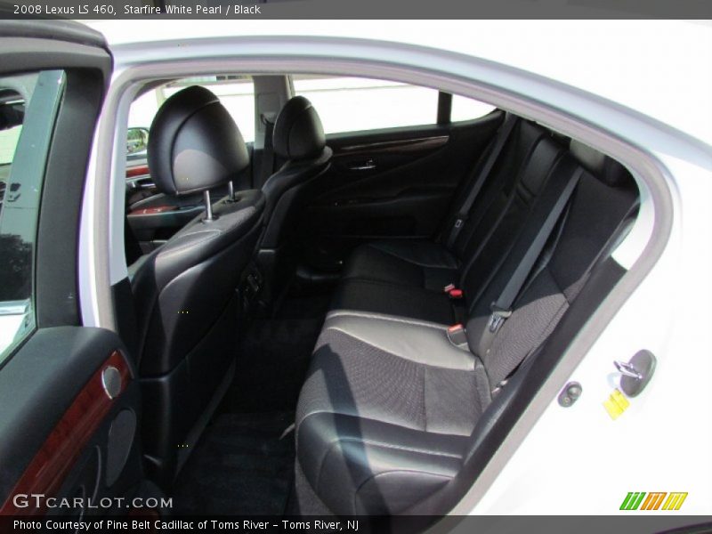 Starfire White Pearl / Black 2008 Lexus LS 460