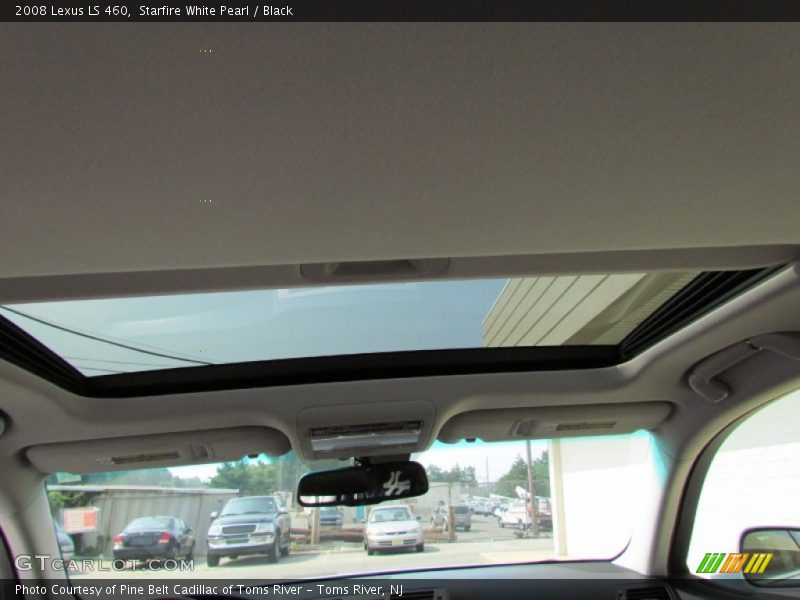 Starfire White Pearl / Black 2008 Lexus LS 460