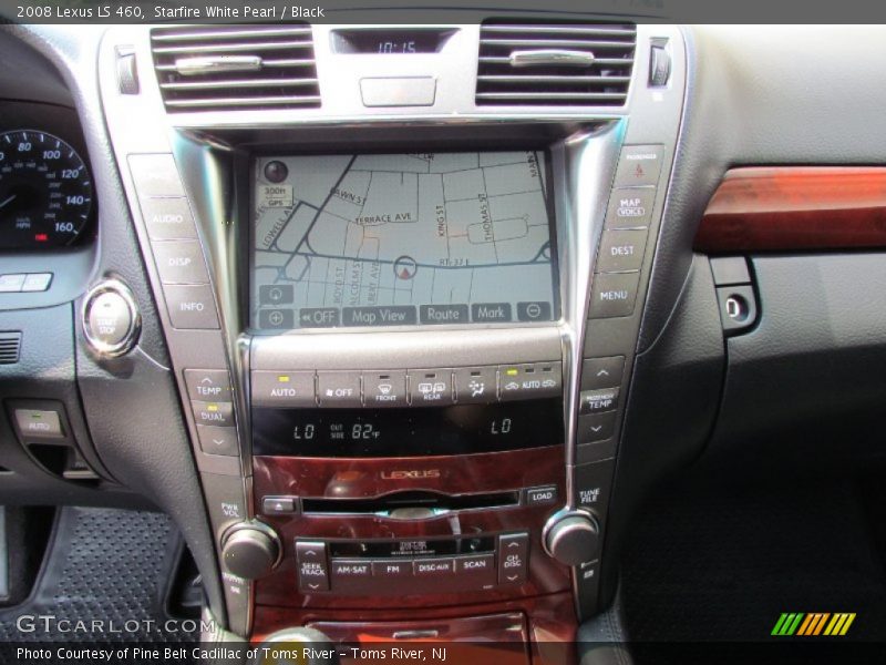 Starfire White Pearl / Black 2008 Lexus LS 460