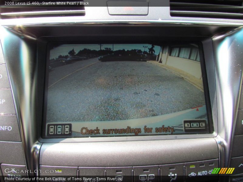 Starfire White Pearl / Black 2008 Lexus LS 460
