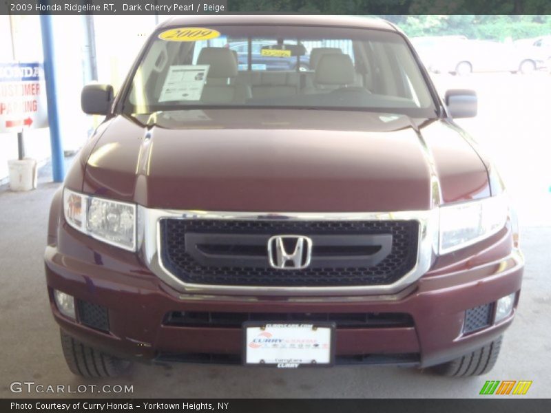 Dark Cherry Pearl / Beige 2009 Honda Ridgeline RT