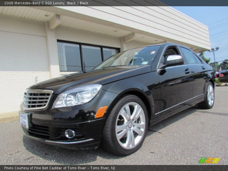 Black / Black 2008 Mercedes-Benz C 300 Luxury