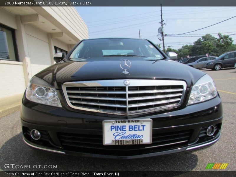 Black / Black 2008 Mercedes-Benz C 300 Luxury