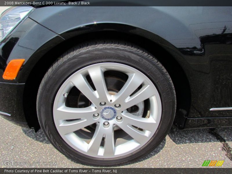 Black / Black 2008 Mercedes-Benz C 300 Luxury