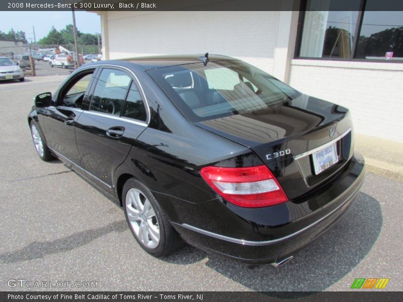 Black / Black 2008 Mercedes-Benz C 300 Luxury