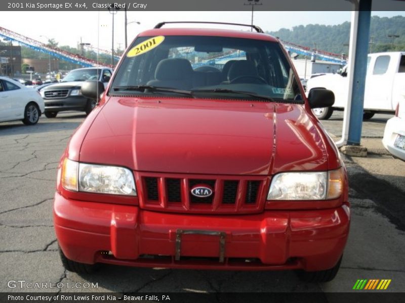 Classic Red / Gray 2001 Kia Sportage EX 4x4