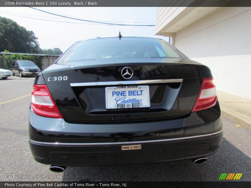Black / Black 2008 Mercedes-Benz C 300 Luxury