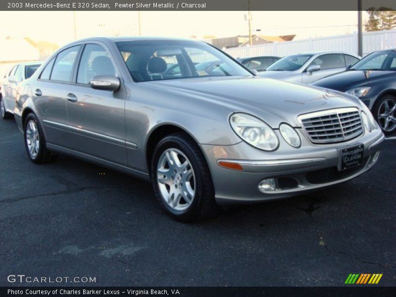 Pewter Silver Metallic / Charcoal 2003 Mercedes-Benz E 320 Sedan
