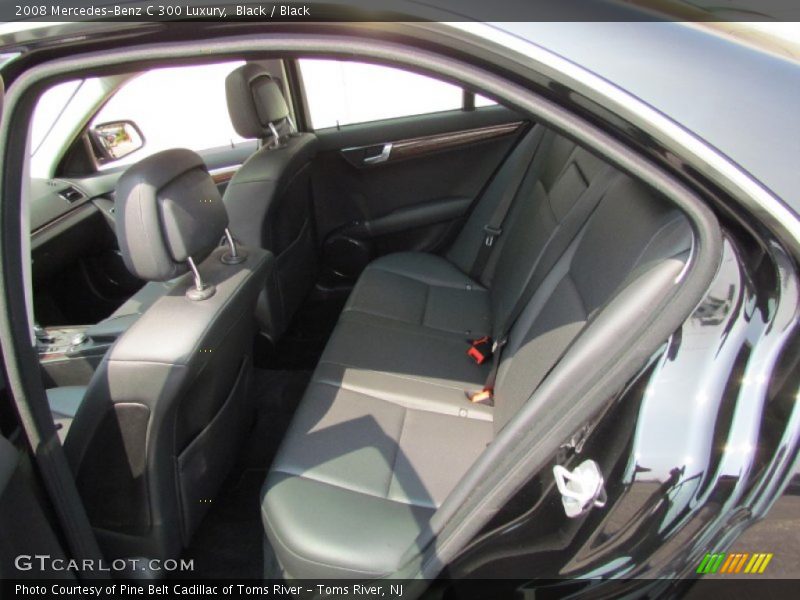 Black / Black 2008 Mercedes-Benz C 300 Luxury