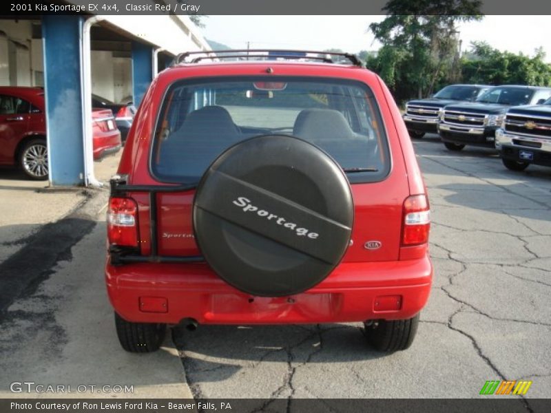 Classic Red / Gray 2001 Kia Sportage EX 4x4