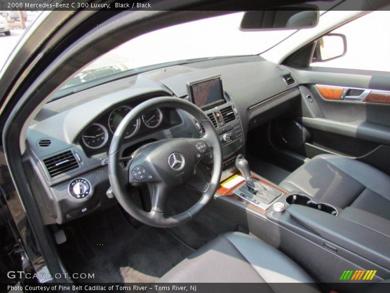 Black / Black 2008 Mercedes-Benz C 300 Luxury