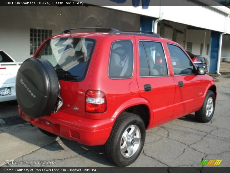 Classic Red / Gray 2001 Kia Sportage EX 4x4