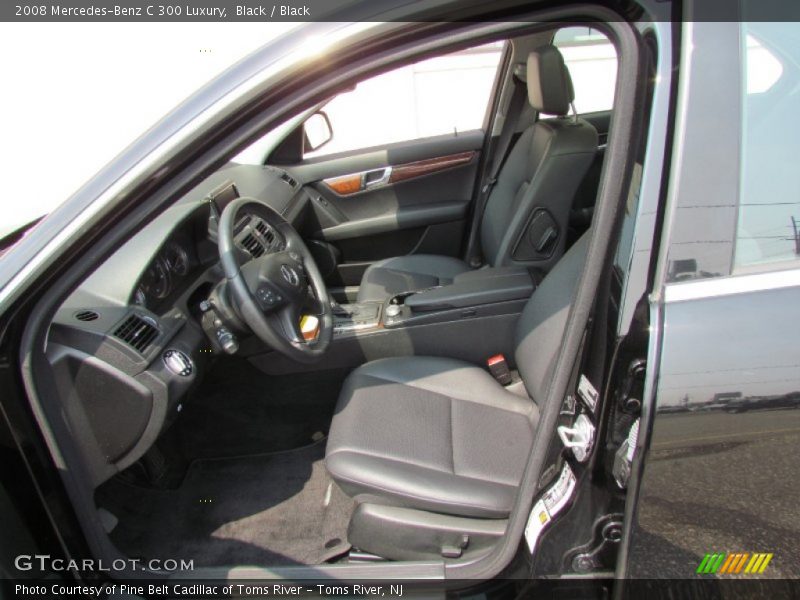 Black / Black 2008 Mercedes-Benz C 300 Luxury