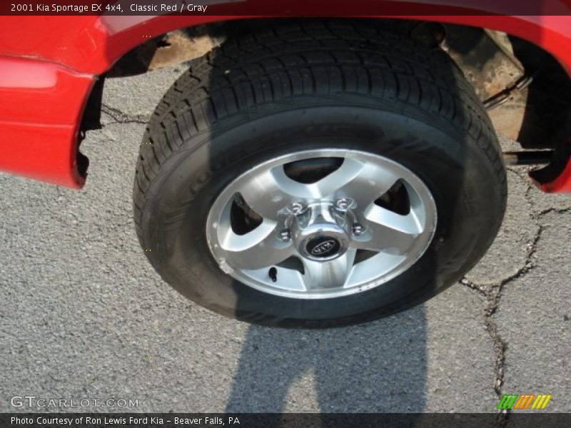 Classic Red / Gray 2001 Kia Sportage EX 4x4