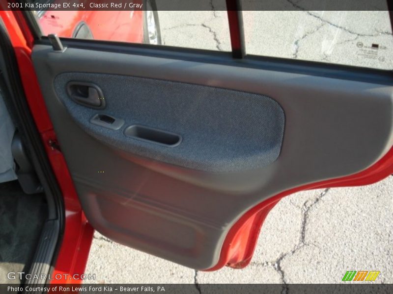Classic Red / Gray 2001 Kia Sportage EX 4x4