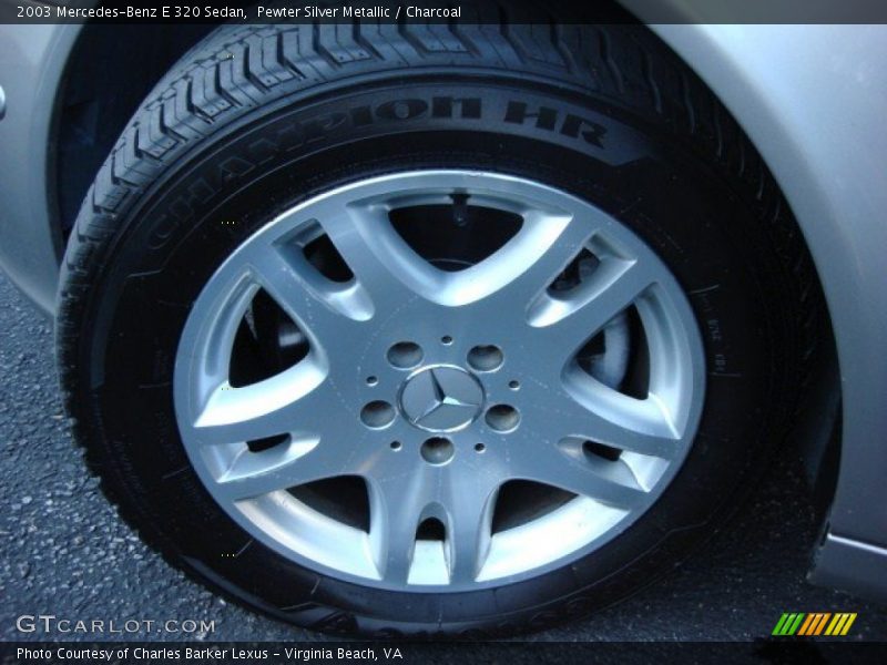 Pewter Silver Metallic / Charcoal 2003 Mercedes-Benz E 320 Sedan