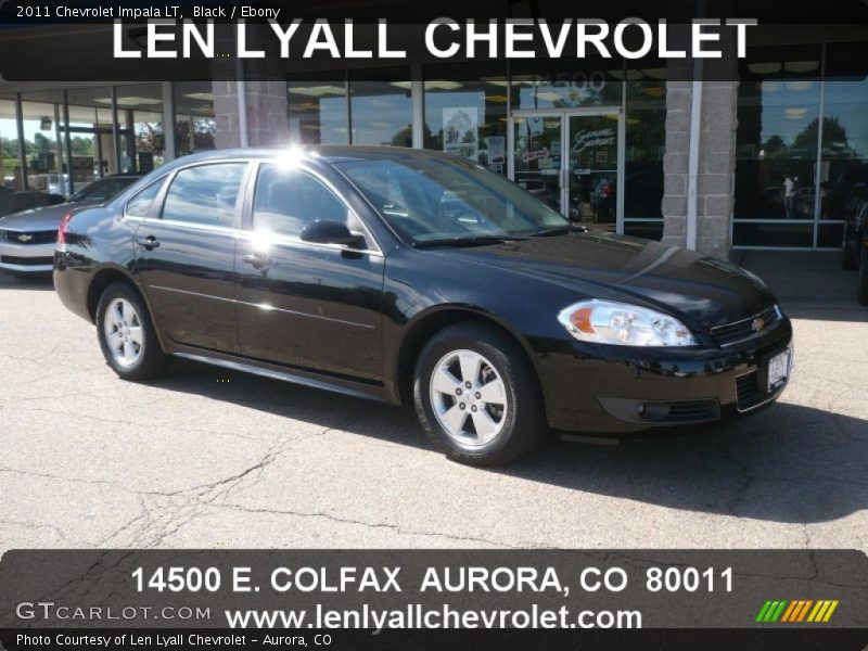 Black / Ebony 2011 Chevrolet Impala LT