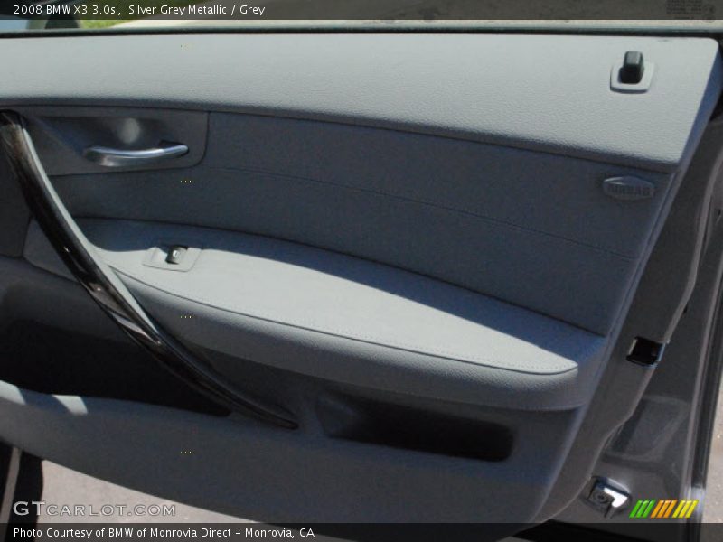 Silver Grey Metallic / Grey 2008 BMW X3 3.0si