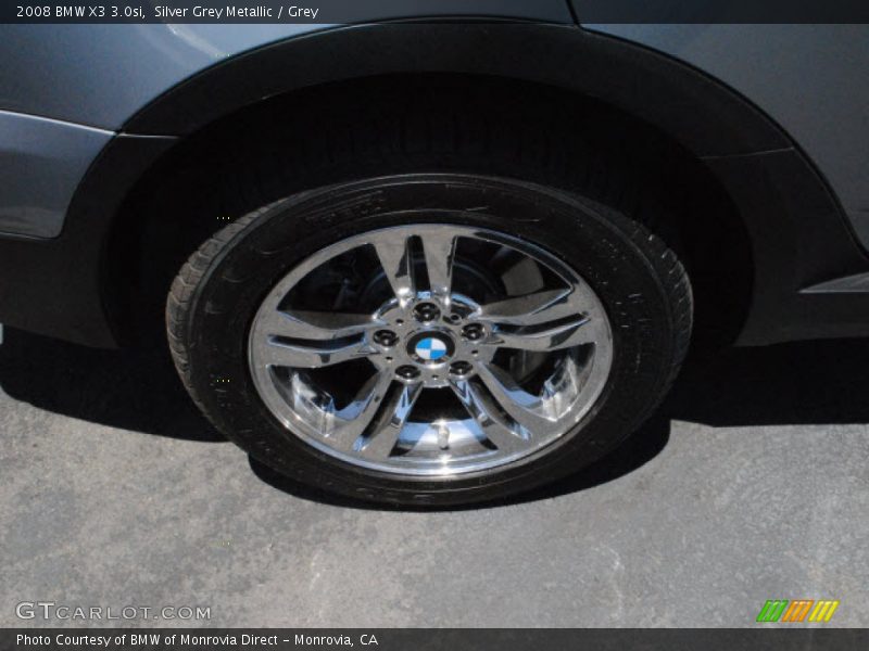 Silver Grey Metallic / Grey 2008 BMW X3 3.0si