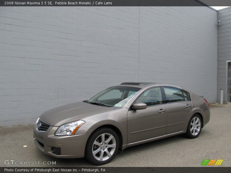 Pebble Beach Metallic / Cafe Latte 2008 Nissan Maxima 3.5 SE