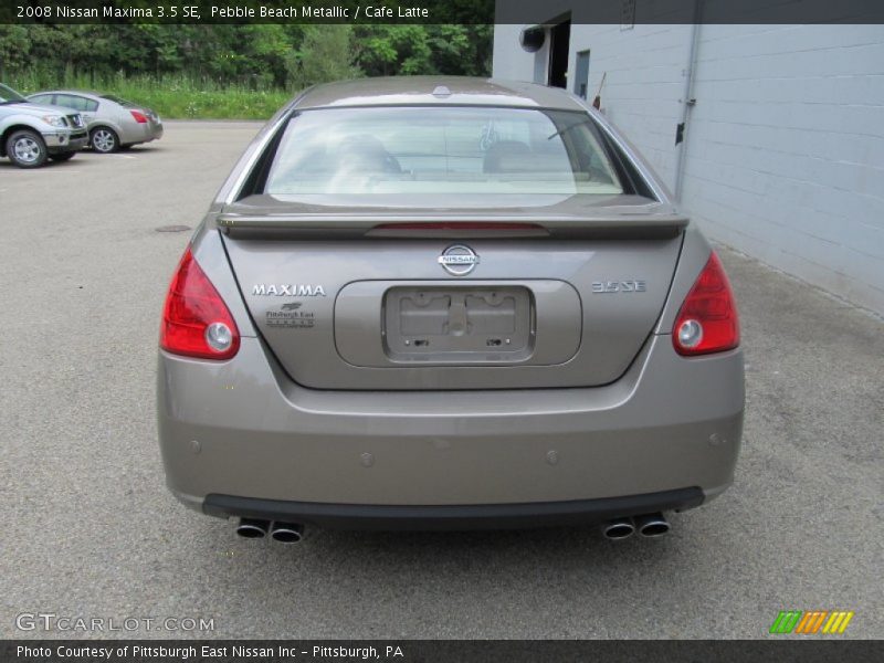 Pebble Beach Metallic / Cafe Latte 2008 Nissan Maxima 3.5 SE