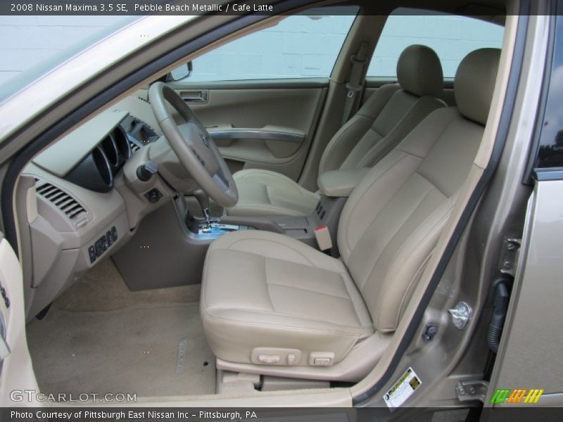 Pebble Beach Metallic / Cafe Latte 2008 Nissan Maxima 3.5 SE