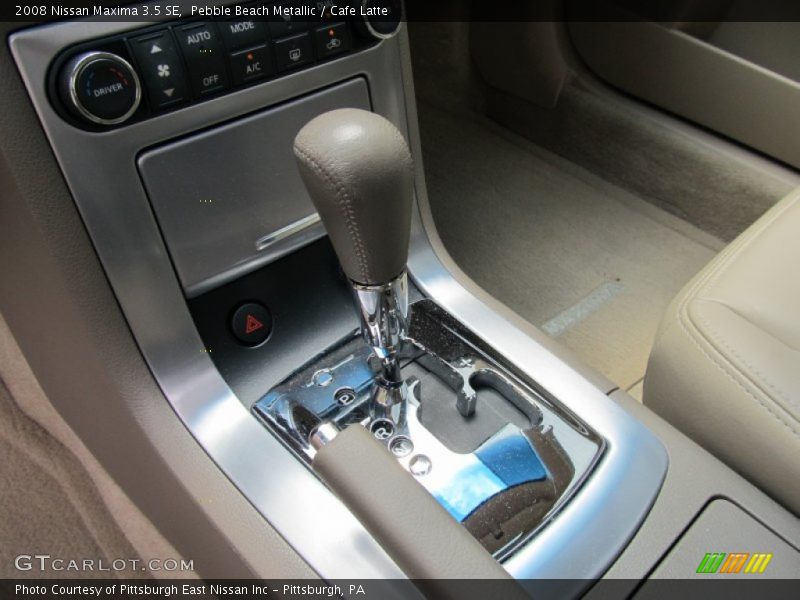 Pebble Beach Metallic / Cafe Latte 2008 Nissan Maxima 3.5 SE