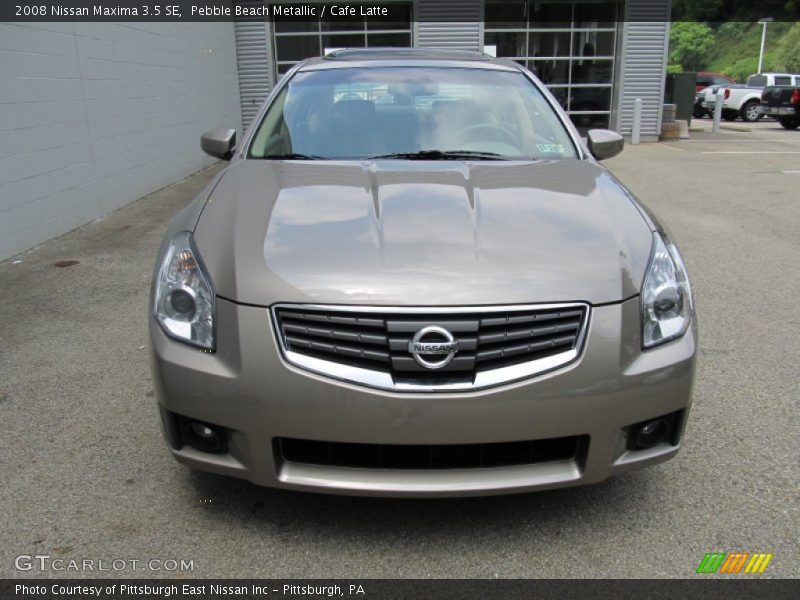 Pebble Beach Metallic / Cafe Latte 2008 Nissan Maxima 3.5 SE