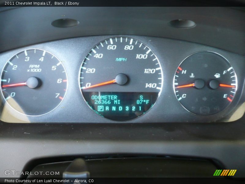Black / Ebony 2011 Chevrolet Impala LT