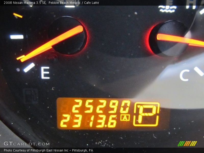 Pebble Beach Metallic / Cafe Latte 2008 Nissan Maxima 3.5 SE