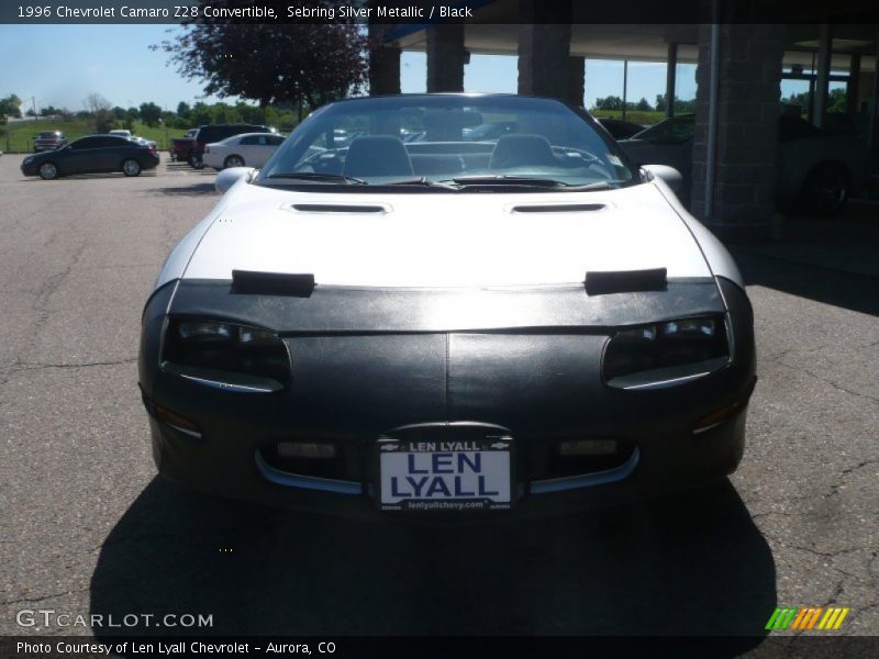 Sebring Silver Metallic / Black 1996 Chevrolet Camaro Z28 Convertible