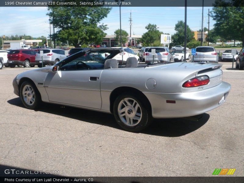 Sebring Silver Metallic / Black 1996 Chevrolet Camaro Z28 Convertible