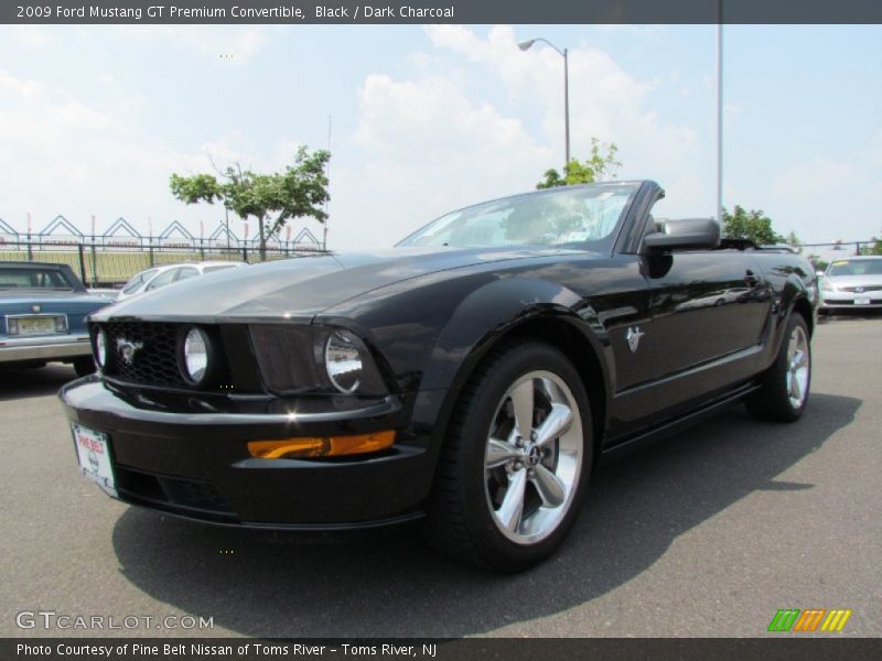 Black / Dark Charcoal 2009 Ford Mustang GT Premium Convertible