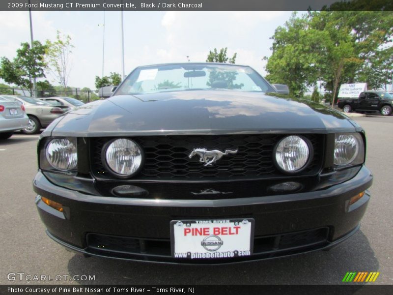 Black / Dark Charcoal 2009 Ford Mustang GT Premium Convertible