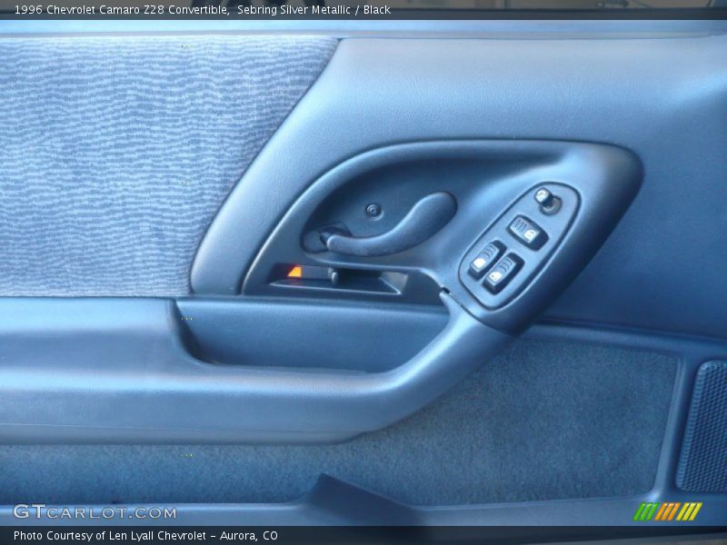 Sebring Silver Metallic / Black 1996 Chevrolet Camaro Z28 Convertible