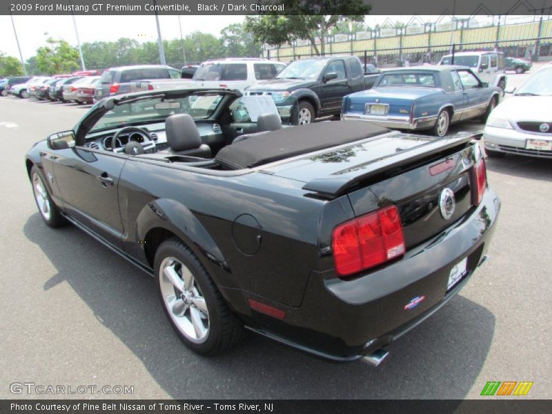 Black / Dark Charcoal 2009 Ford Mustang GT Premium Convertible