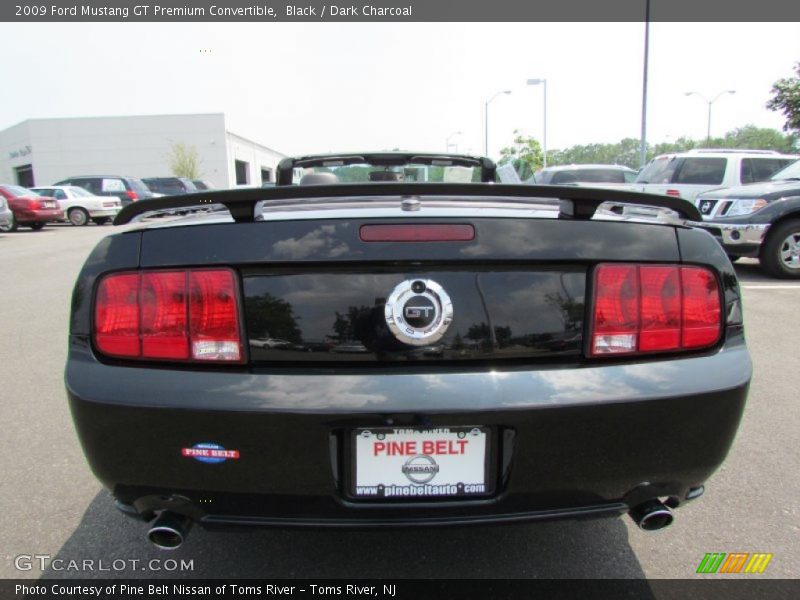 Black / Dark Charcoal 2009 Ford Mustang GT Premium Convertible