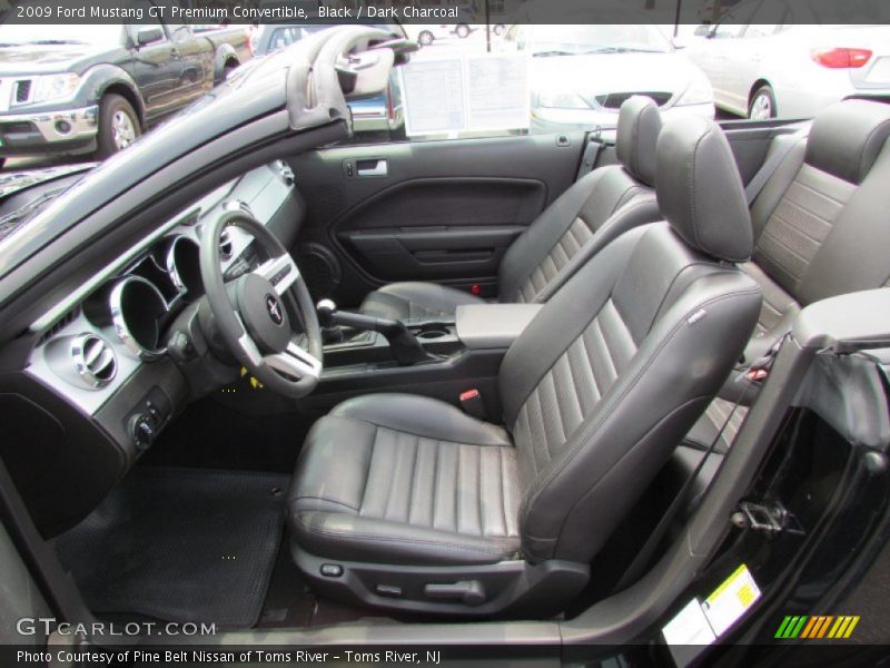  2009 Mustang GT Premium Convertible Dark Charcoal Interior
