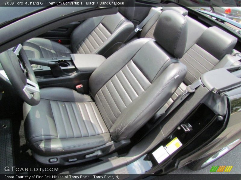  2009 Mustang GT Premium Convertible Dark Charcoal Interior