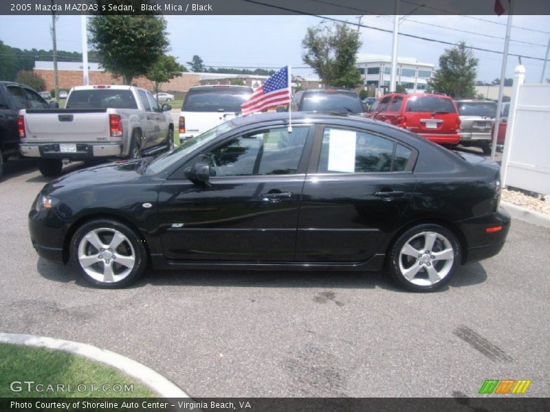 Black Mica / Black 2005 Mazda MAZDA3 s Sedan