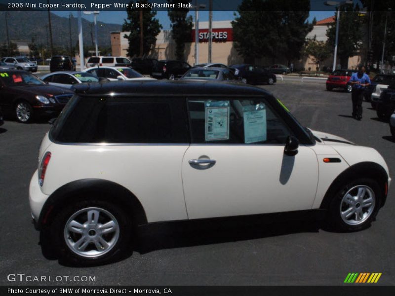 Pepper White / Black/Panther Black 2006 Mini Cooper Hardtop