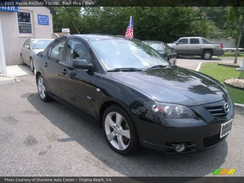 Black Mica / Black 2005 Mazda MAZDA3 s Sedan