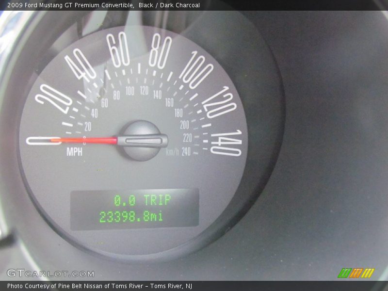 Black / Dark Charcoal 2009 Ford Mustang GT Premium Convertible